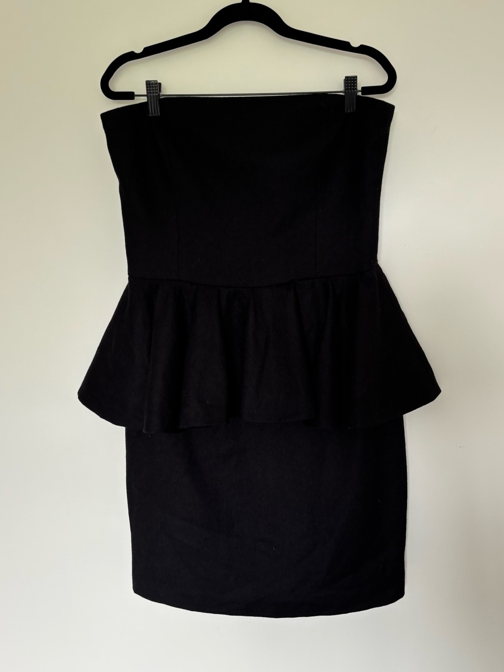 Rugby Ralph Lauren Wool Black Strapless Dress - Women’s size 12